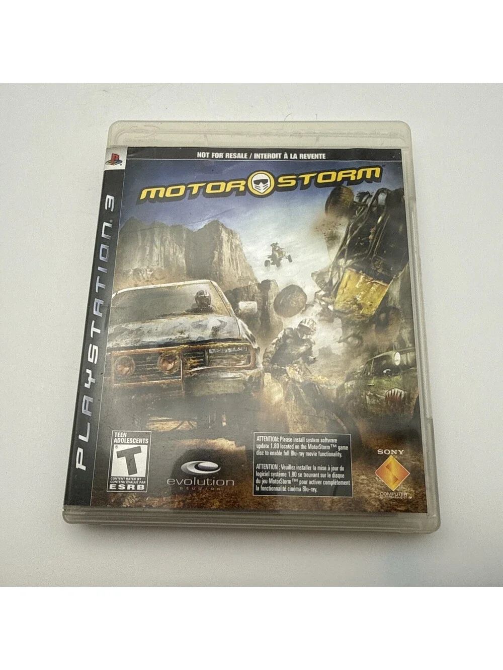 MotorStorm for PS3 (Sony PlayStation 3, 2007) - CIB Complete ML416